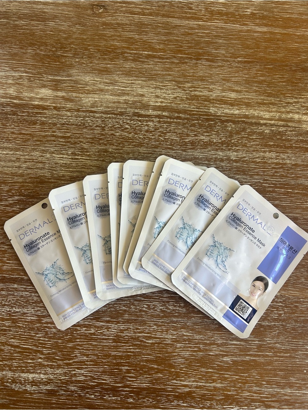 9 Dermal  Hyaluronate Collagen Essence Mask Lot